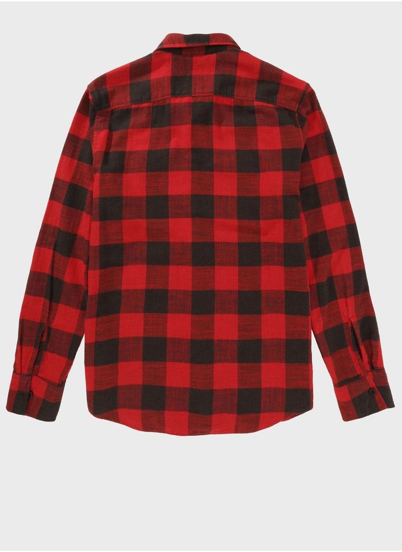 Checked Regular Fit Shirt