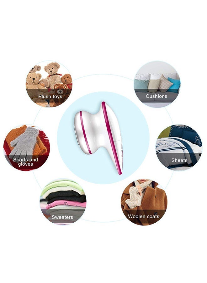 USB Rechargeable Lint Remover White/pink 21.8 x14.5x9.6centimeter - Image 5