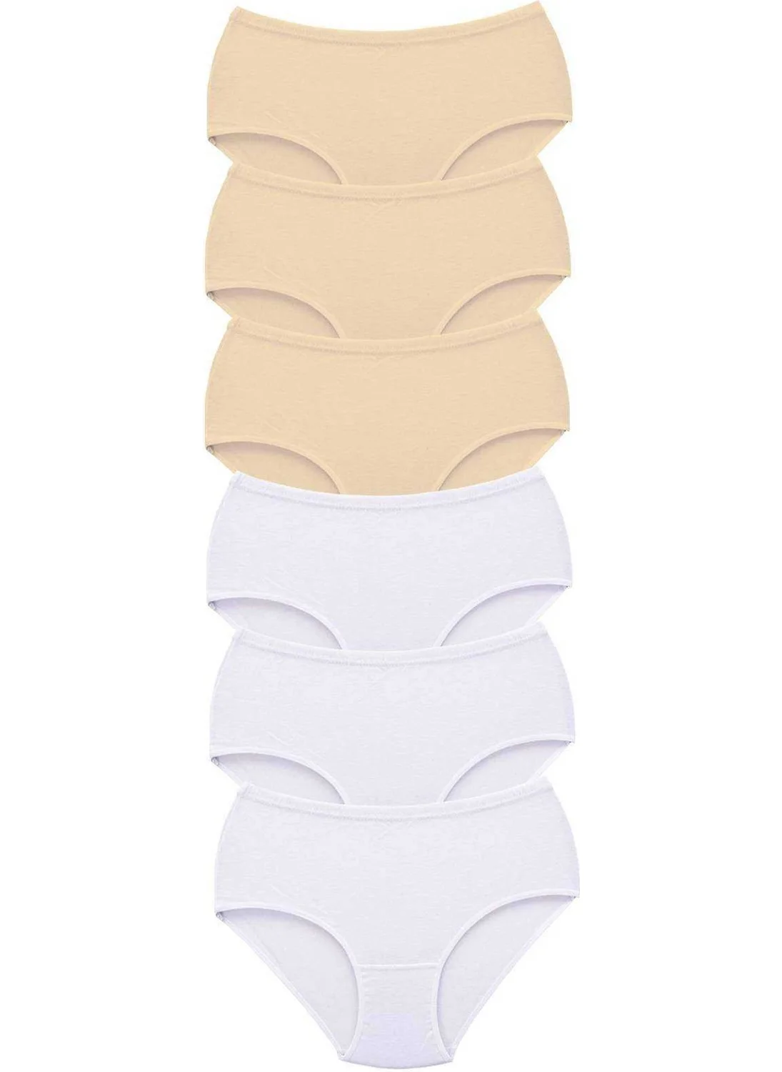 Tutku Passion 6 Pieces Passion Women High Waist Bato Thick Rubber Panties S9