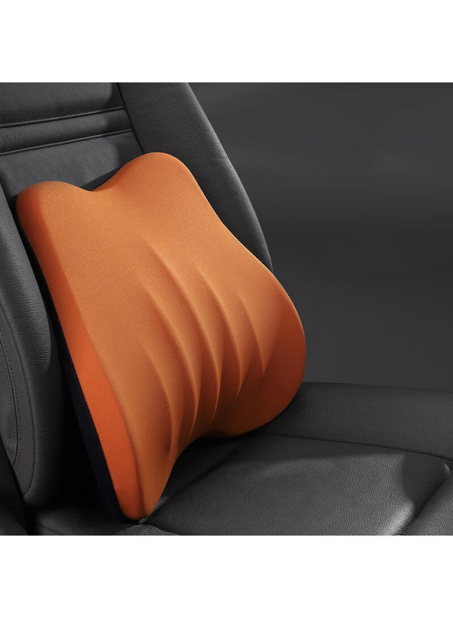 Icaroom Car Lumbar Support, Space Memory Foam Waist Pillow, Car Office Seat Back Cushion, Lumbar Support Pad I-650mh - Image 1