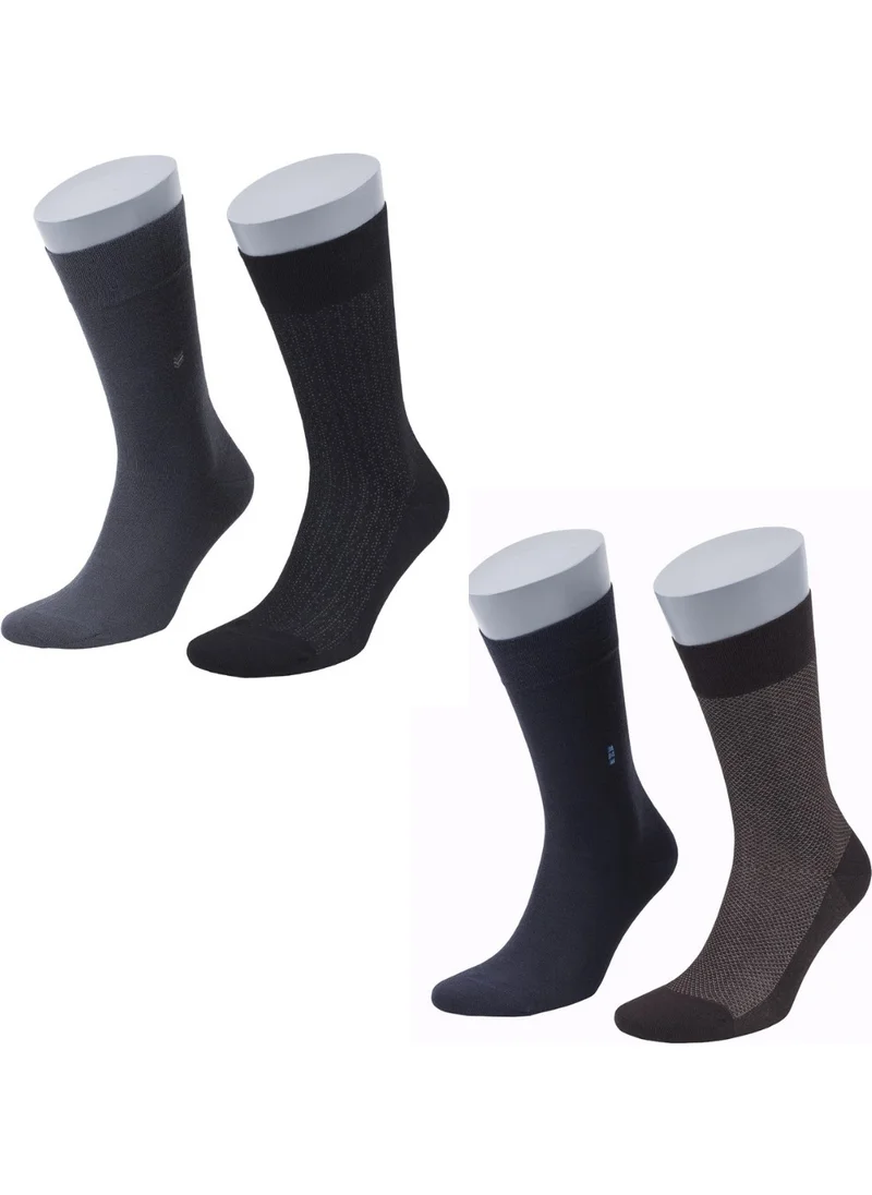 دايكو Premium 8 Pack Mixed Color Bamboo Socks