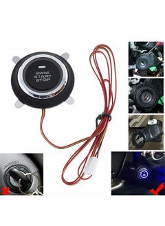 BANVIE Car Alarm System RFID Push Engine Start Button & Keyless Go System for Vehicle Anti-Thief Double Layer Start Protection 