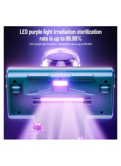 Generic Handheld Cordless Vacuum Cleaner for Mattresses, Sofas, and Carpets with UV Germicidal Lamp, Washable HEPA Filter, and Deep Cleaning for Dust Mites and Germs.  - Image 2