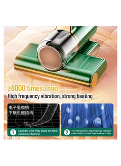 Generic Handheld Cordless Vacuum Cleaner for Mattresses, Sofas, and Carpets with UV Germicidal Lamp, Washable HEPA Filter, and Deep Cleaning for Dust Mites and Germs.  - Image 5