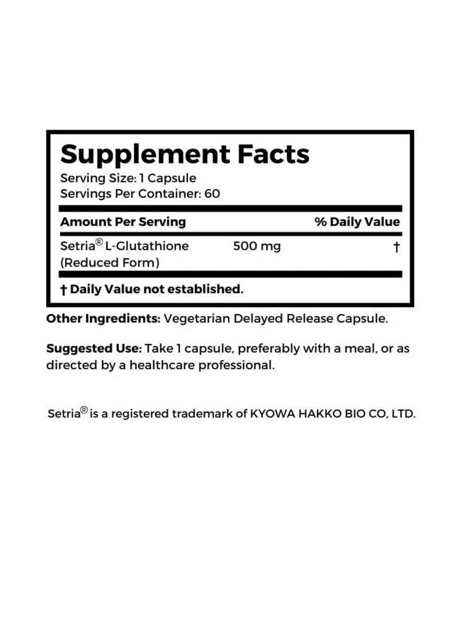 Dr Clark Store Dr. Clark Glutathione Reduced Antioxidant Supplement, 500 MG, 60 Capsule - Image 4