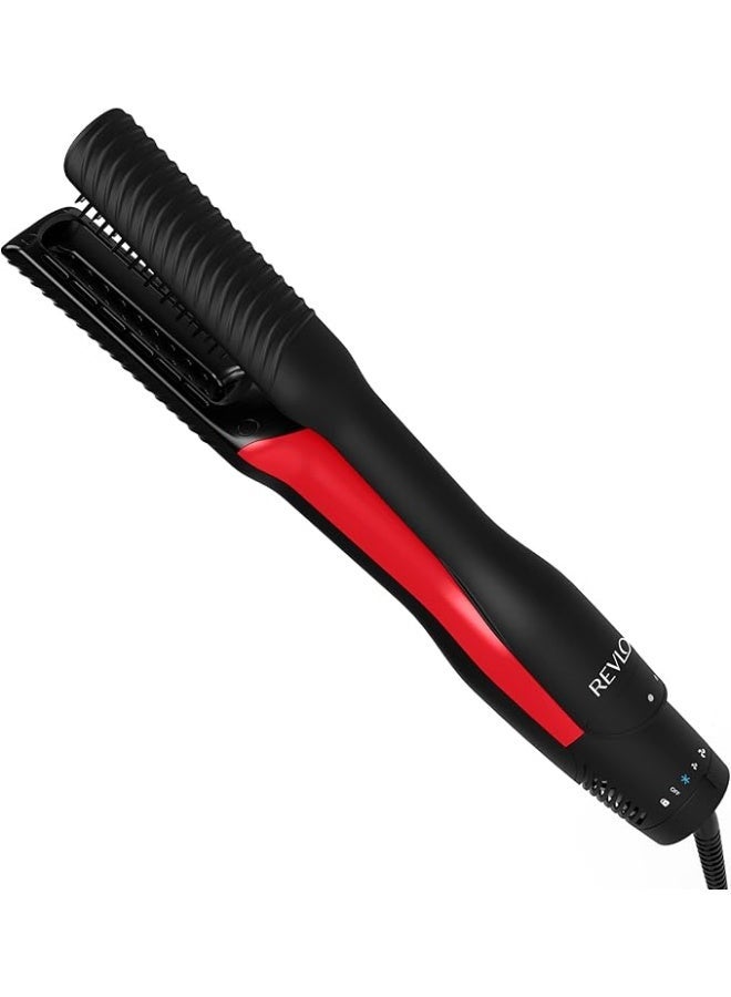 ريفلون مصفف الشعر Revlon RVDR5330ARB One-Step Air Straight، جهاز 2 في 1 يجمع بين مجفف الشعر ومكواة فرد الشعر. - Image 1