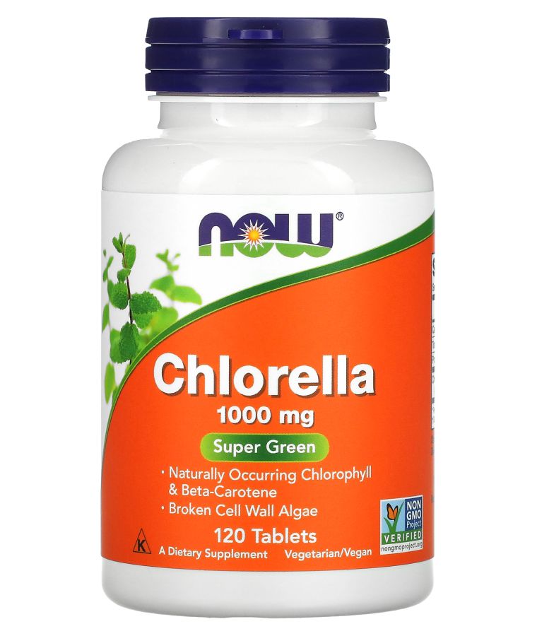 now Chlorella 1000 mg 120 Tablets