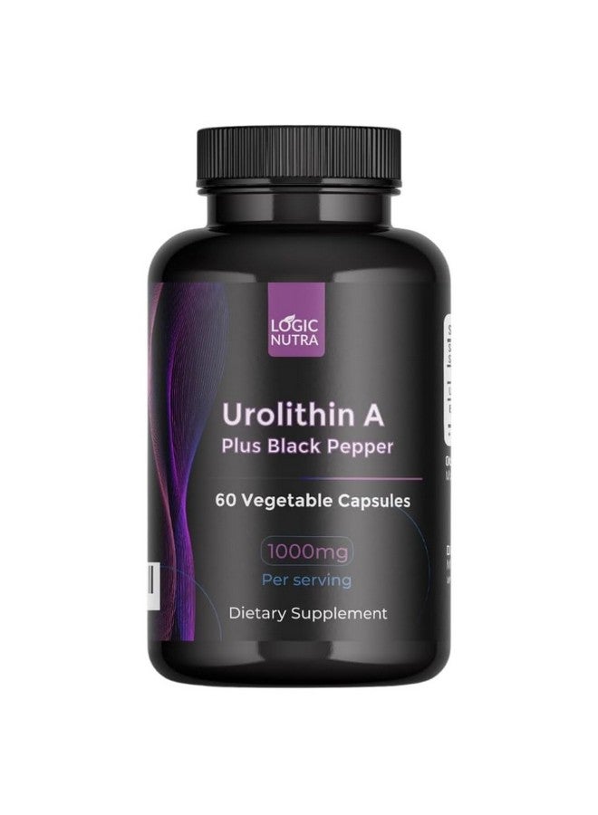 Logic Nutra لوجيك نوترا يوروليثين أ بلس مستخلص الفلفل الأسود - 1000 ملغ لكل حصة - غير معدّل وراثيًا، نباتي وخالي من الغلوتين - 60 كبسولة نباتية - مكمل غذائي - Image 1