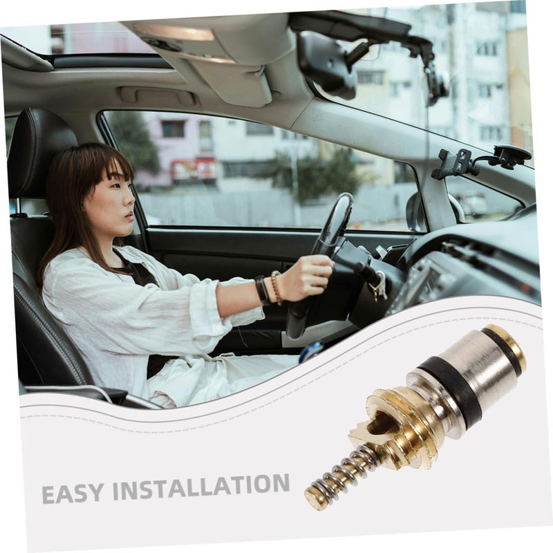 مجموعة صمامات النحاس AC 10 قطع صمام الجذع عالي/منخفض الضغط لأنظمة السيارات R134a - Image 4