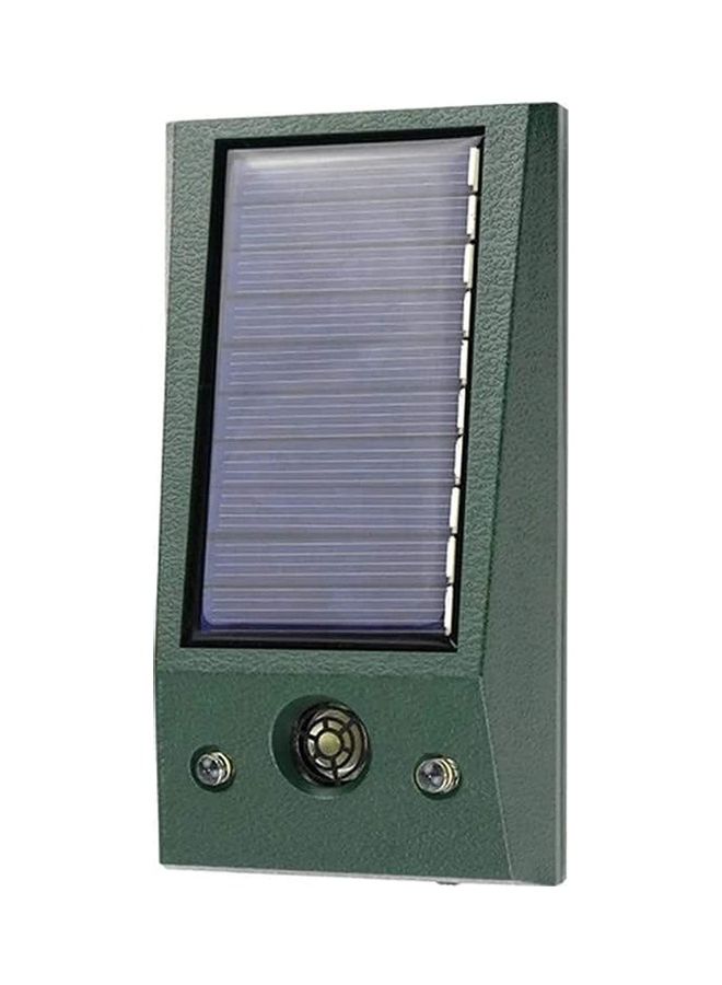 NIBEMINENT Solar Waterproof Ultrasonic Animal Repeller Pest Green - Image 1