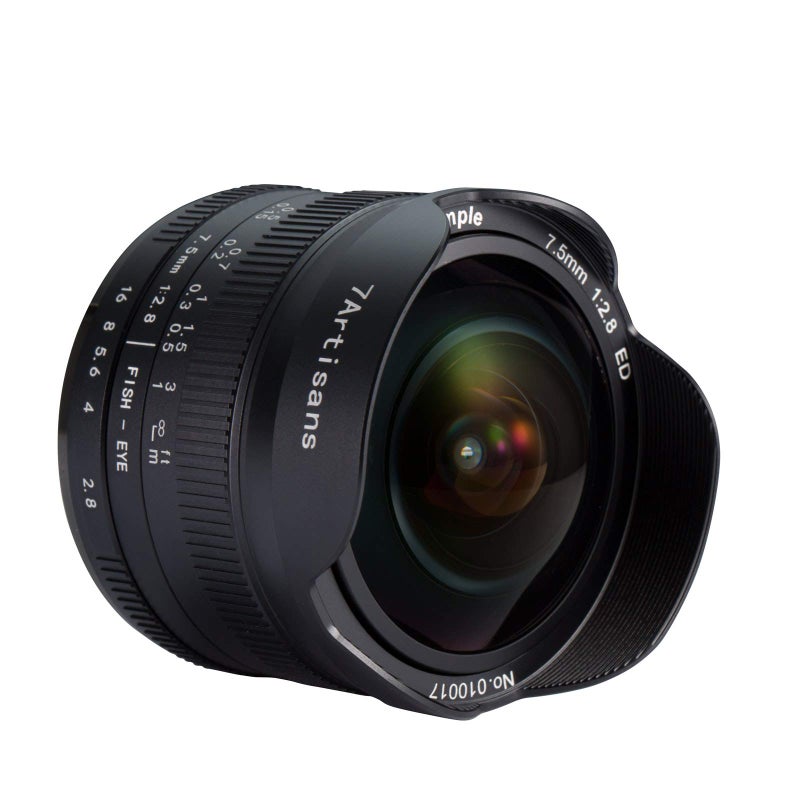 7artisans 7.5mm F2.8 II APS-C Wide Angle Fisheye Fixed Lens Compatible with Nikon Z Mount Compact Mirrorless Cameras (Black) - Image 4