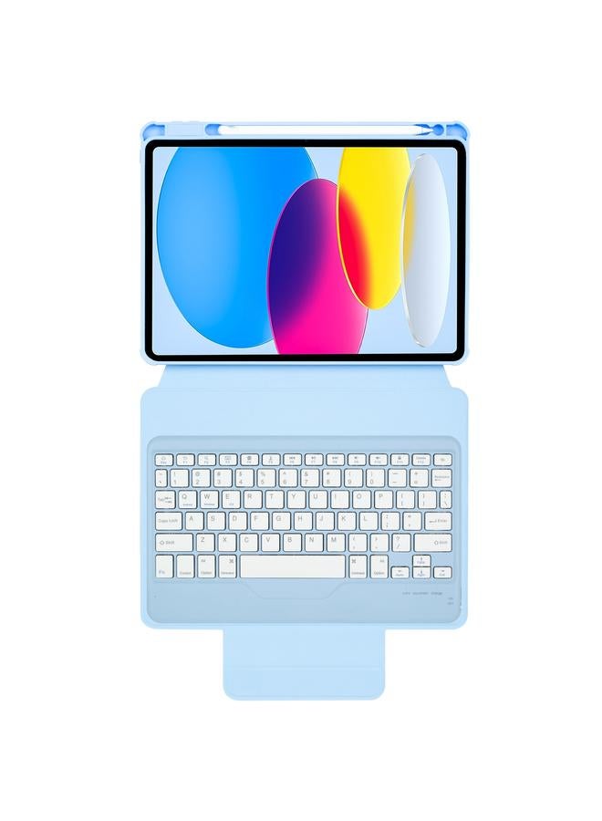 Zaboon Case For iPad 11 2025 / 10th Gen 10.9 2022 F10B 360 Rotation Acrylic Transparent Bluetooth Keyboard Leather Case - Image 4