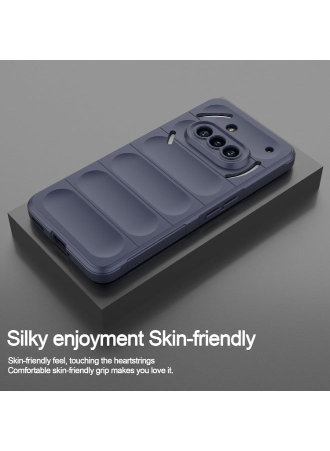 Premium Protection Back Silicone Case Compatible with Nothing Phone 3A Magic Shield Shockproof Case with Camera Protection (Blue) - Image 3