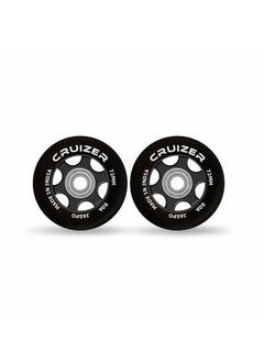 Jaspo Inline Pu Wheels 72Mm Inline Spare Skate Wheels, Roller Blade Skating/Waveboard/Luggage Wheels, Training/Replacement Wheels (Cruizer 72 Mm (Pack Of 2))  - Image 1