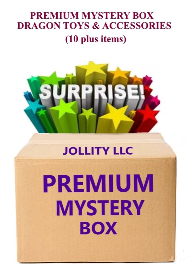 JOLLITY LLC Premium Mystery Box Dragon Fans Toys and Accessories 10 plus items - Image 1