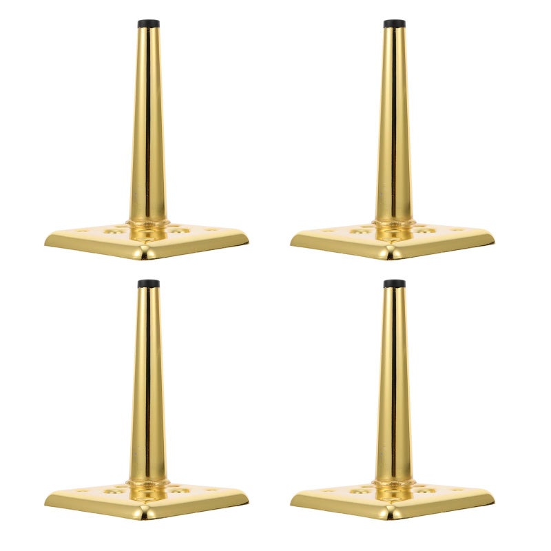 4pcs 15cm Titanium Metal Furniture Support Legs for Sofa Bed Cabinet Table - Image 2