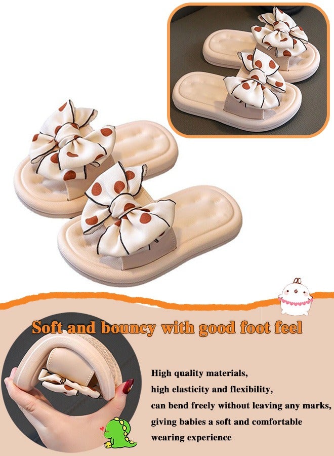 Cute children's sandals for external wear, bow shaped sandals with soft sole, anti slip and comfortable baby sandals - Image 4