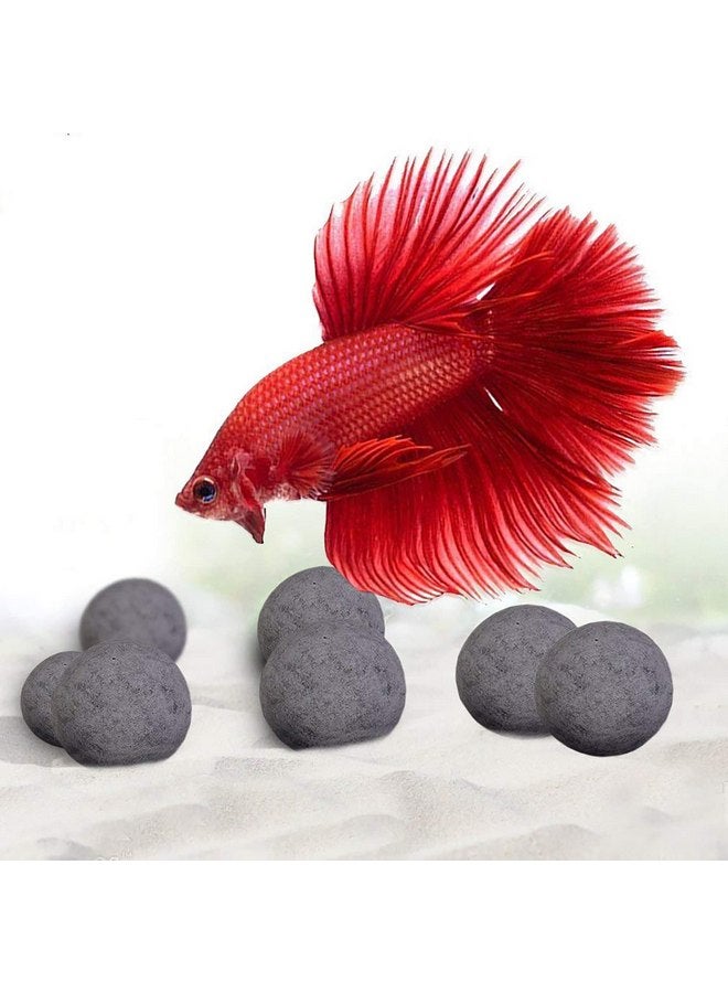 SunGrow Calcium-Rich Balls for Betta, Water Conditioner with Over 30 Beneficial Elements, Freshwater Fish Tank Decorations, 10 Pcs per Pack - Image 1