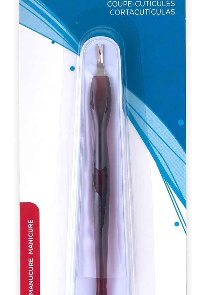 Denco Cuticle Trimmer with Protective Sheath - Precision V-Shaped Blade for Nail Care - Image 2