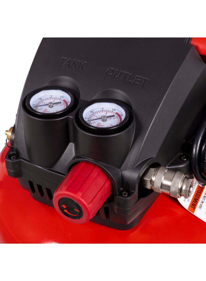 ecomax Oil Free Portable Air Compressor Red and Black 11 L 211181  - Image 5