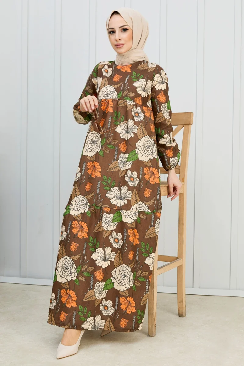 Tofisa 11007-COFFEE Dress