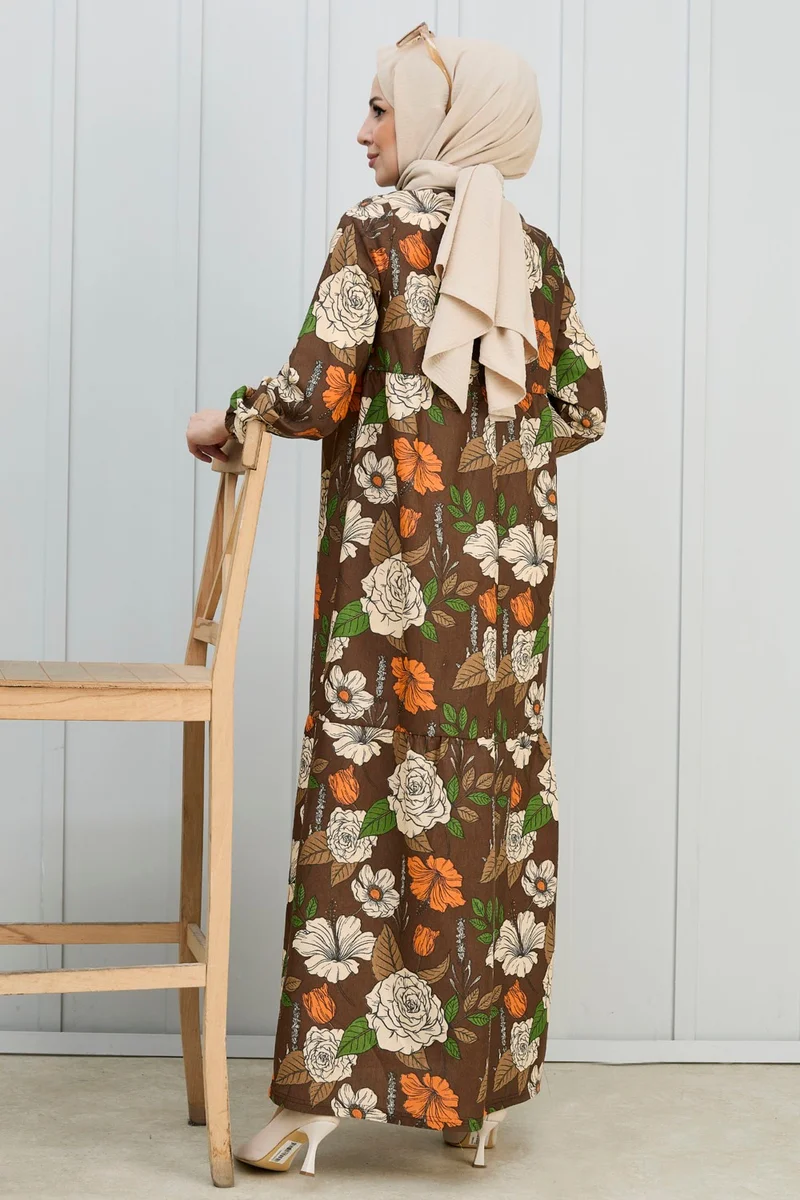 Tofisa 11007-COFFEE Dress