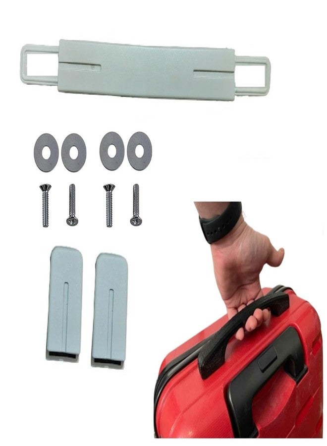 مقبض سحب بديل لإصلاح حقائب السفر من شركة توميري، مناسب لحقائب السفر من طرازات VIP Safari و American Tourister و Skybag، مع مقبض لقطع غيار حقائب السفر (رمادي (قطعة واحدة)). - Image 1