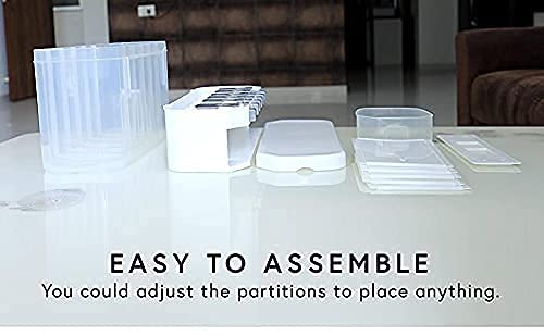 Destonl Destonl WallMounted Dry Food Dispenser 6Grid Cereal Dispensers Kitchen Food Storage Container Tank for Pulses Cornflakes Rice Nuts  - Image 3