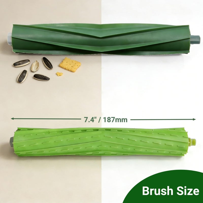 GIBTOOL 2 Sets Replacement for iRobot Roomba Replacement Parts, Rubber Roller Brushes for iRobot Roomba E & I & J Series i1 i1+ i2 i3 i3+ i4 i4+ i6 i6+ i7 i7+ i8 i8+ Plus E5 E6 E7 j6+ j8+ Vacuum Cleaner - Image 2