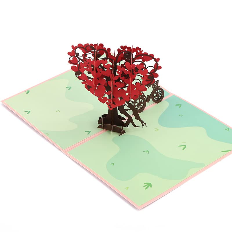 Valentine’s Day Pop-Up Greeting Card – 3D Heart, Romantic, for Couple, Anniversary Gift