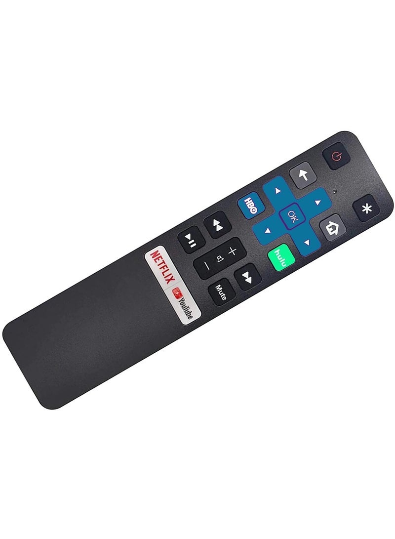 PopZa Replacement Remote Control for Roku On, Sanyo, Hisense, TCL, Philips, Sanyo, JVC TV. Without Programming with battery - Image 4