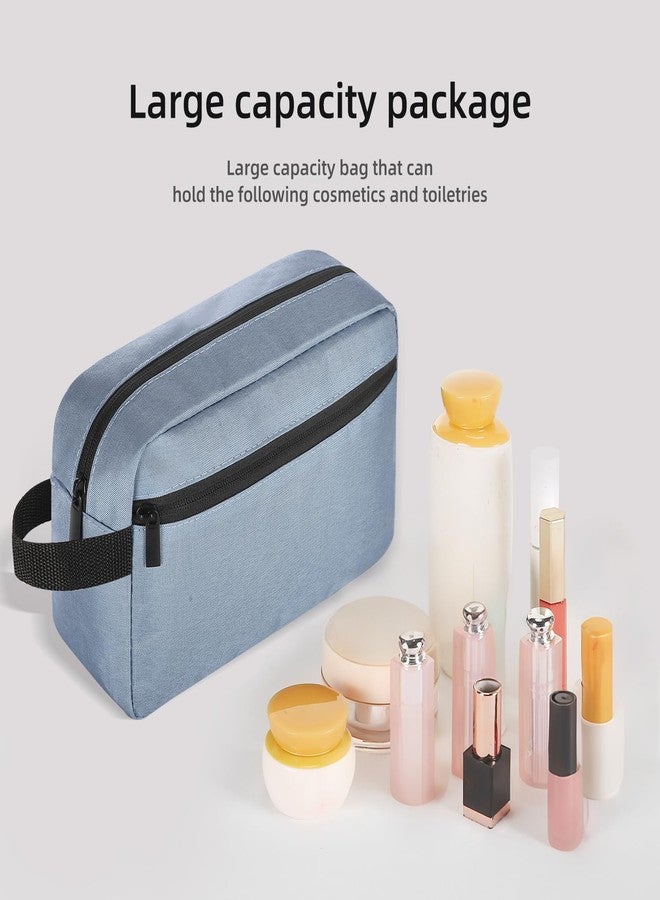 Icramsy Travel Toiletry Bag for Women and Men Hanging Toiletry Bag Cosmetic Bag Travel Accessories Gift for Women, Men and Girls, Blue, Fashion - Image 5