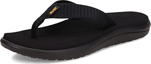 Teva Women's Voya Flip-Flop, Bar Street Black, 10 - Image 1
