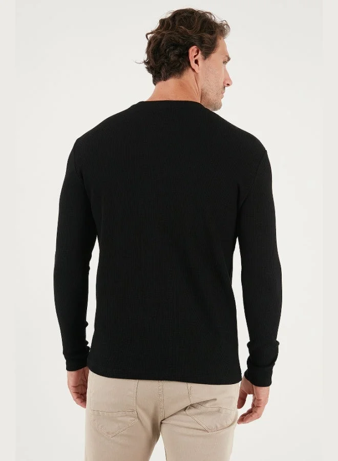 Buratti  Buratti Cotton Crew Neck Slim Fit Basic Sweat Men's SWEAT 5905073S2 for Men | Best Price UAE