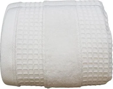 اندر هوم 30x50 Pique Curl Towel Checked Pattern Napkin Kitchen Hand Face Towel