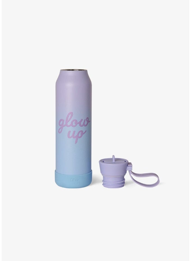 Citron - Glow Up Stainless Steel Vacuum Insulated Water Bottle - Purple Blue - 500 ml - Image 2