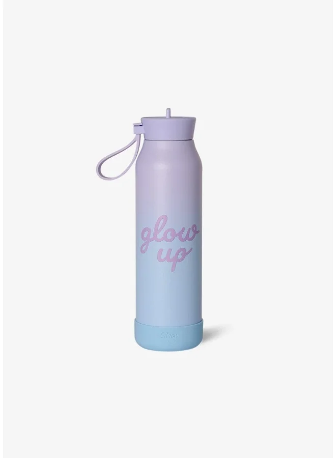 Citron Citron - Glow Up Stainless Steel Vacuum Insulated Water Bottle - Purple Blue - 500 ml