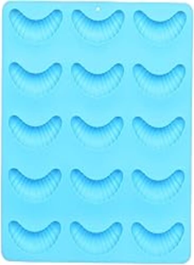 Group Tiger Silicone Mini croissant Baking Mold - Blue