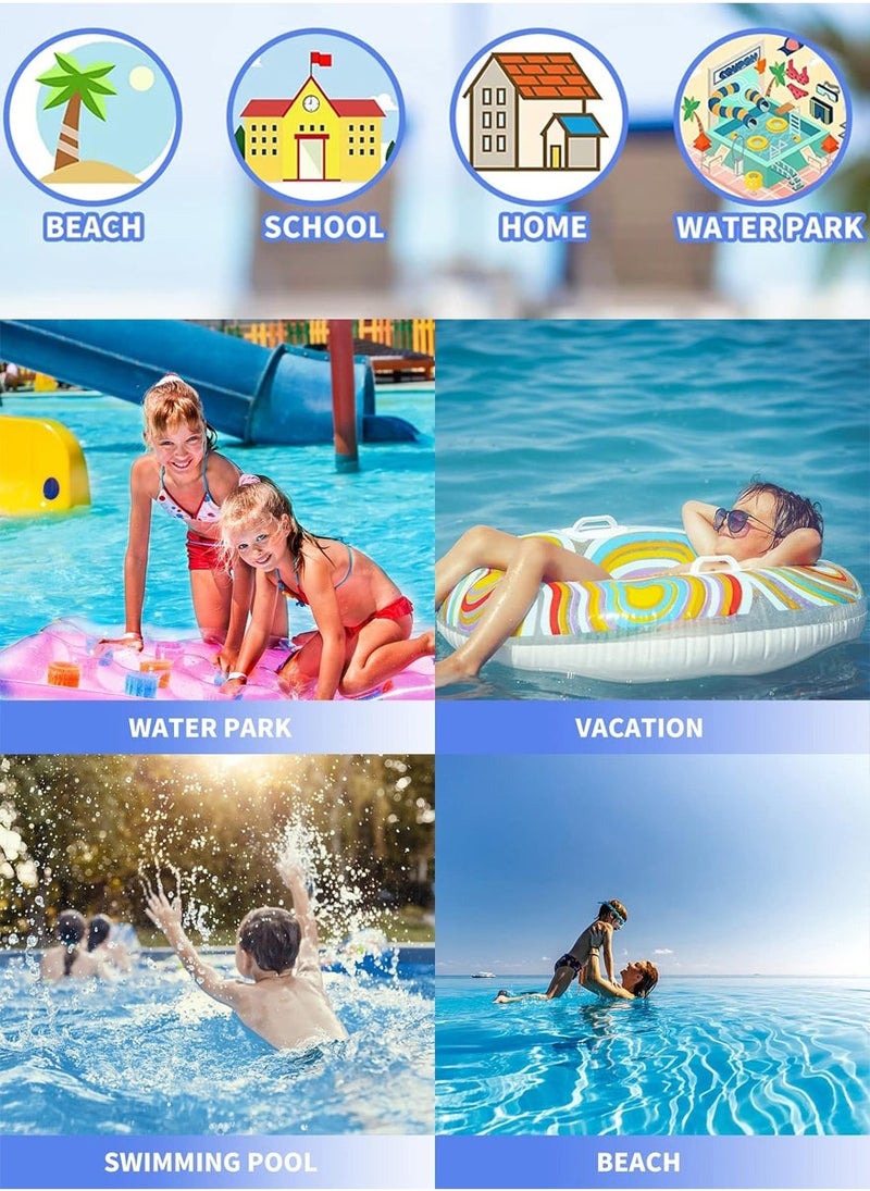 QUTOOB Silicone Swimming Cap for Kids, Girls Boys, Protecting Ears and Hair from Chlorine, Bacteria, Sand in the Water, Odorless and Skin Friendly, Cute Cartoon Shape Of Astronaut on it, Waterproof Swim Cap - Image 4