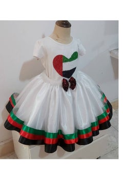 Daddy's Angel UAE National Day Costume T-Shirt And Tutu Skirt With Headband  - Image 3