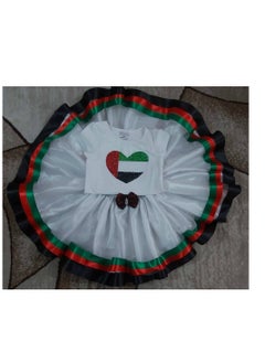 Daddy's Angel UAE National Day Costume T-Shirt And Tutu Skirt With Headband  - Image 5