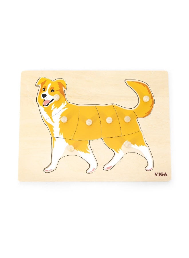 Viga Montessori Puzzle Dog - Image 1