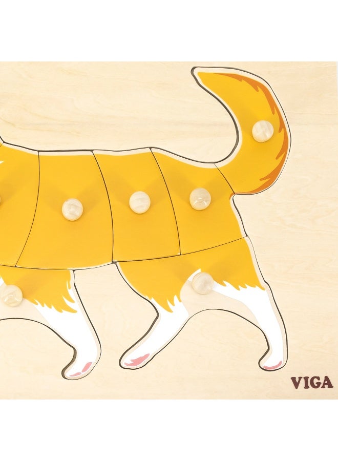 Viga Montessori Puzzle Dog - Image 5
