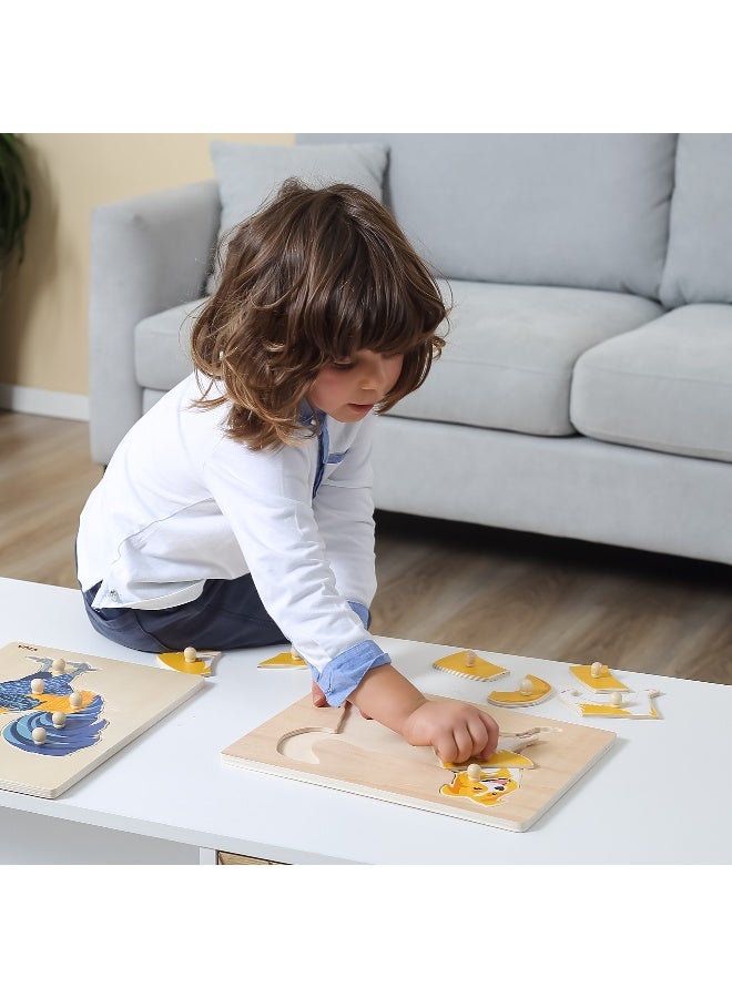 Viga Montessori Puzzle Dog - Image 3