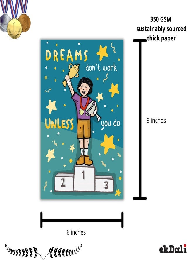 EKDALI Set of 6 Motivational Wall Posters and Inspirational Quotes for Office and Home | Colourful motivational posters | Growth Mindset in kids - Image 5