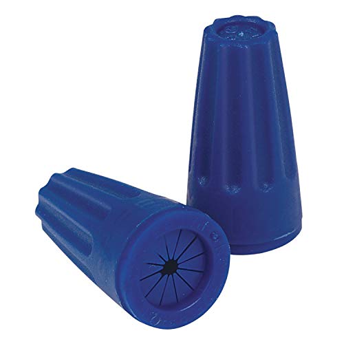 King Innovation 10241 100 pack waterproof DryConn Low Voltage Wire Connector, Blue - Image 2