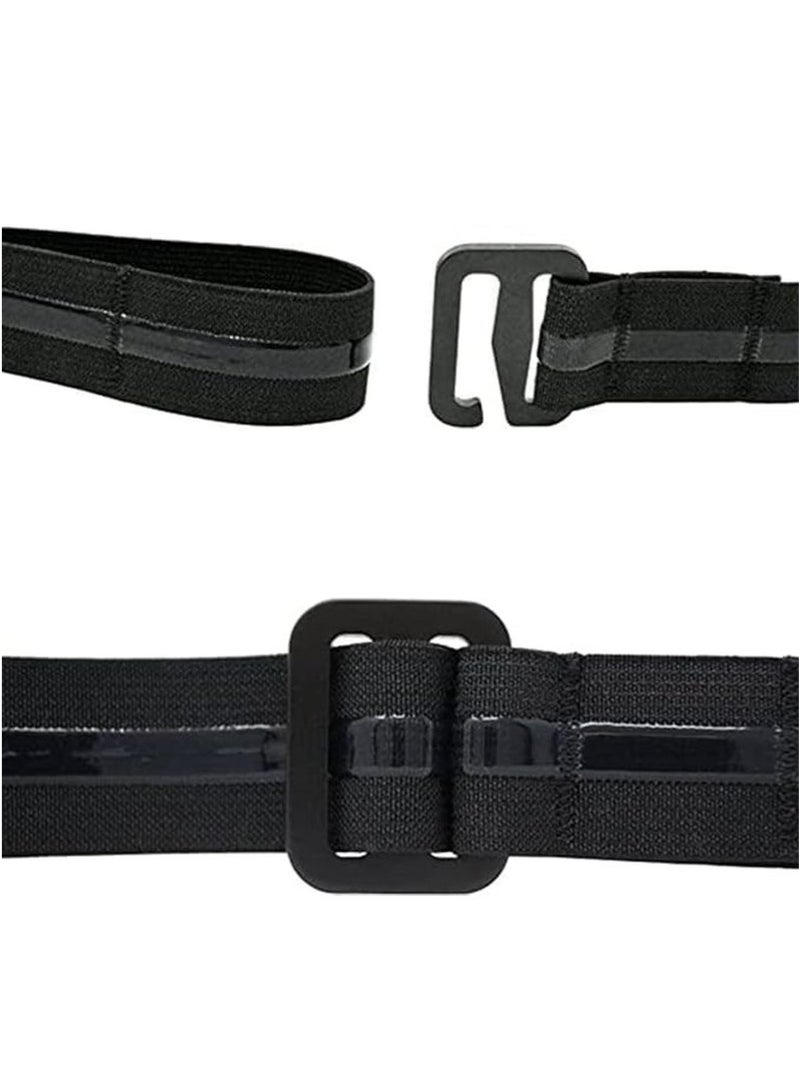 1 Pcs Men Shirt Stays Shirt Lock Belt,Shirt Stays Adjustable Elastic Shirt Holder Keeps Shirt Tucked in for Men,Garter Belt Man Shirt Men’s Shirts Universal Men and Women Lock 110CM - Image 4