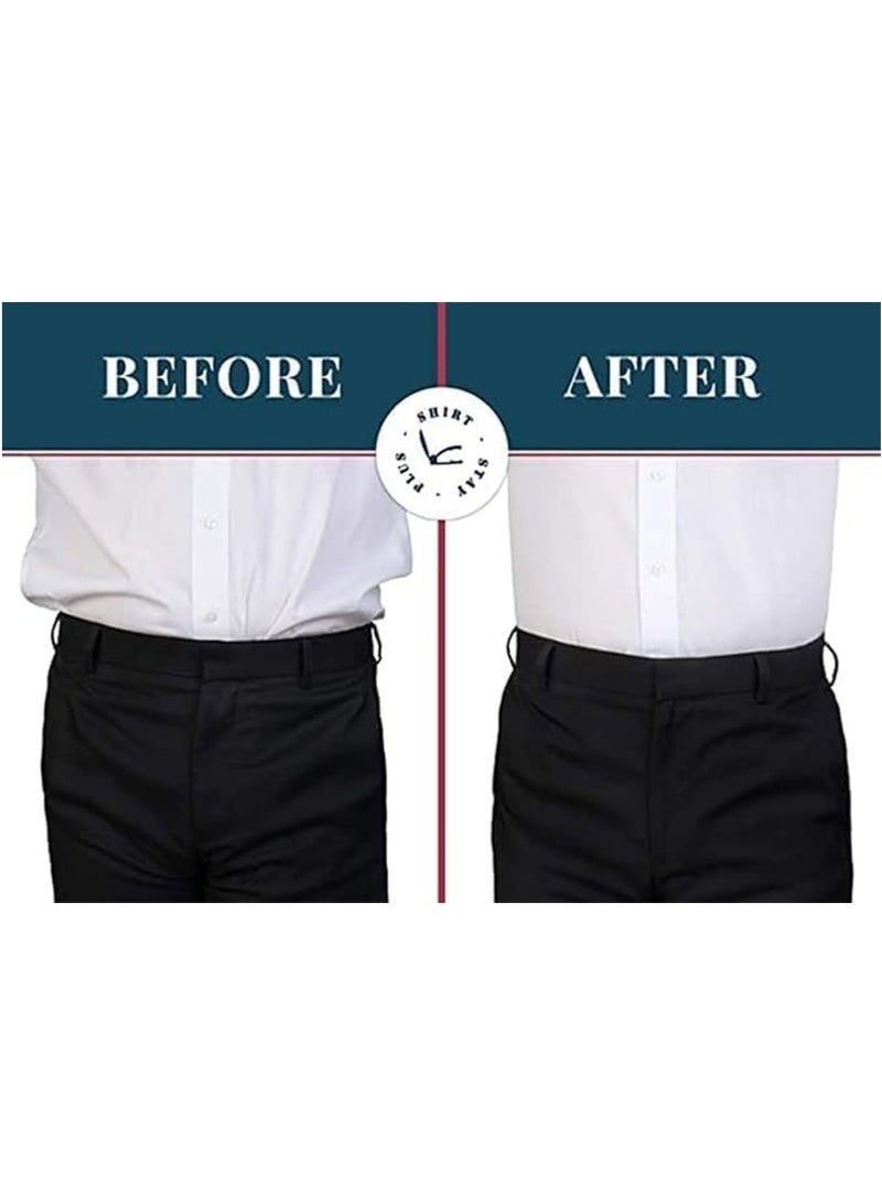 1 Pcs Men Shirt Stays Shirt Lock Belt,Shirt Stays Adjustable Elastic Shirt Holder Keeps Shirt Tucked in for Men,Garter Belt Man Shirt Men’s Shirts Universal Men and Women Lock 110CM - Image 2