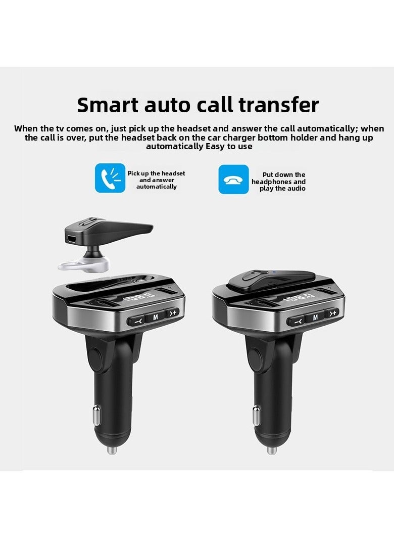 The new 2-in-1 car charger features super fast charging and comes with multi-functional wireless noise-cancelling Bluetooth headphones - Image 2