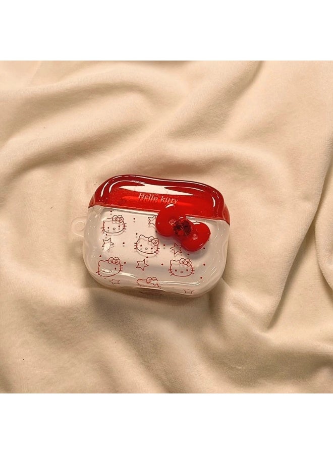 هالو كيتي مرحبا كيتي مستوحاة إيربودس 4 حالة مع سحر مبهج لطيف في تصميم موثوق واقية ل سماعات الأذن و سوبر أنيق الكل في واحد التبعي مجموعة - Image 3